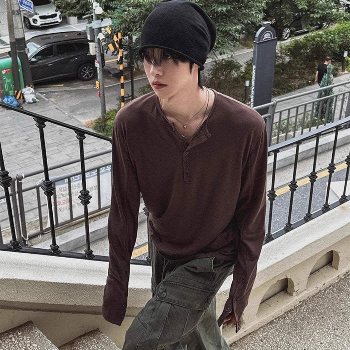 Casual Long-Sleeve T-Shirt