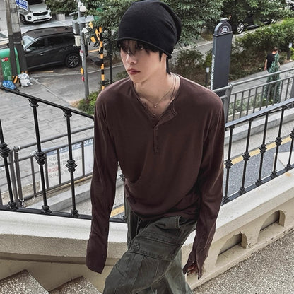 Casual Long-Sleeve T-Shirt