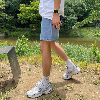 Retro Loose Denim Shorts