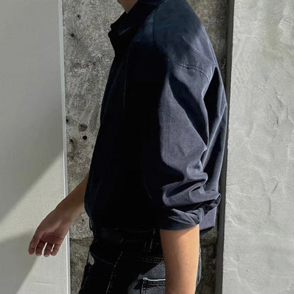 Silky Drape Relaxed Shirt
