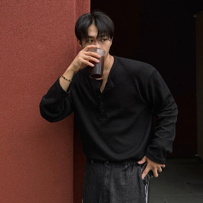 Waffle Long Sleeve T-Shirt