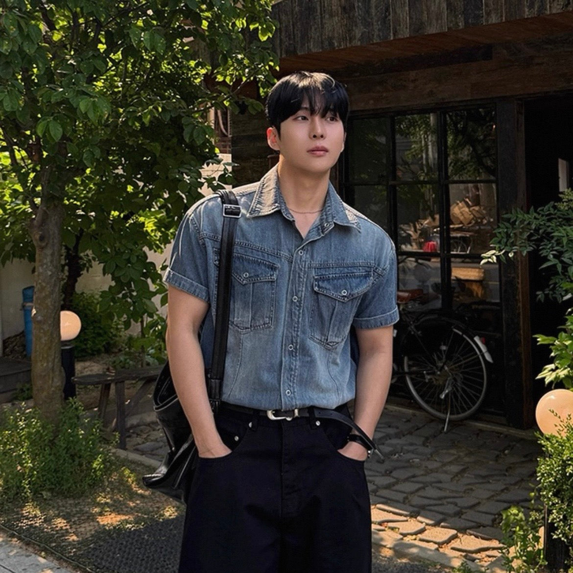 Korean Style Denim Shirt