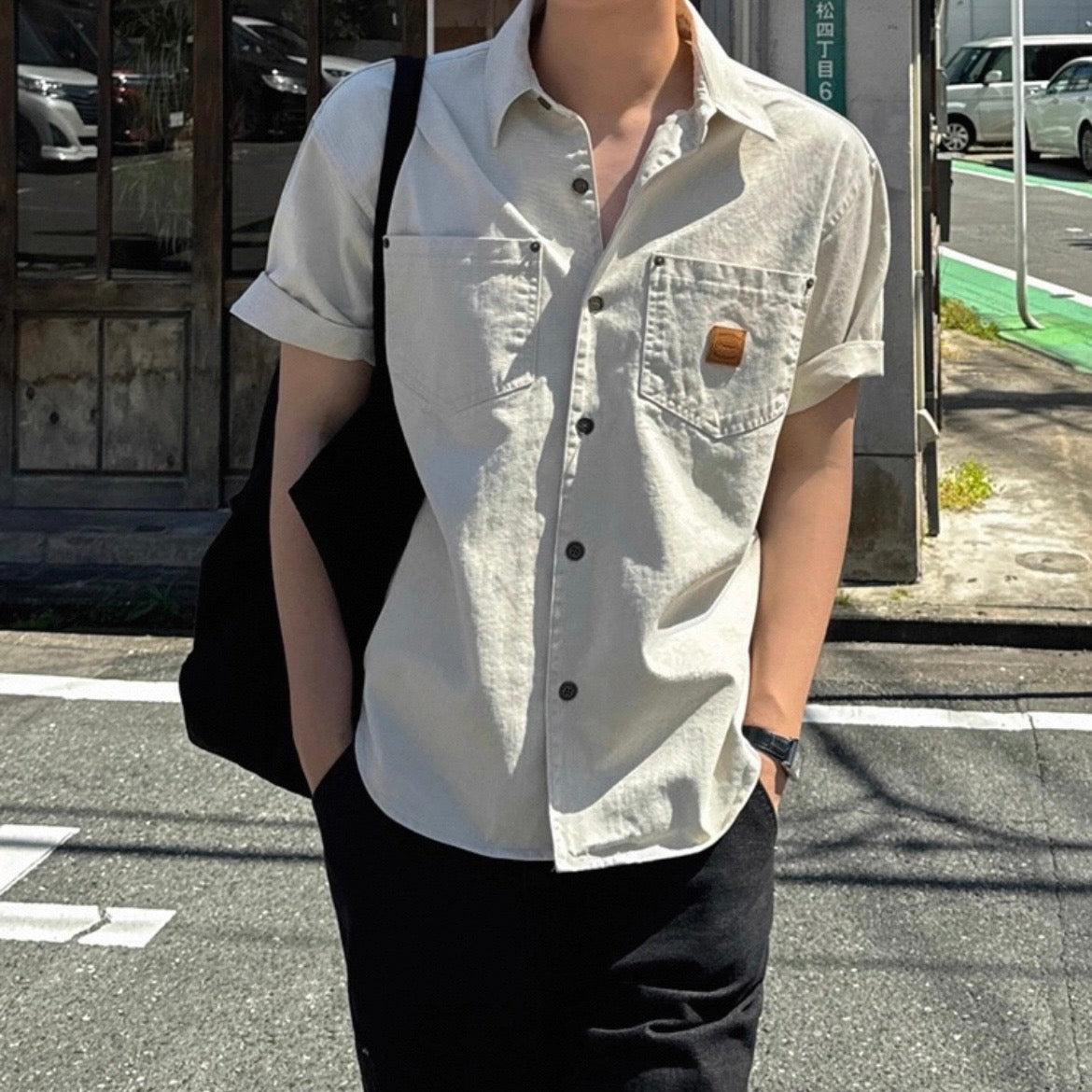 Casual Summer Short-Sleeve Shirt
