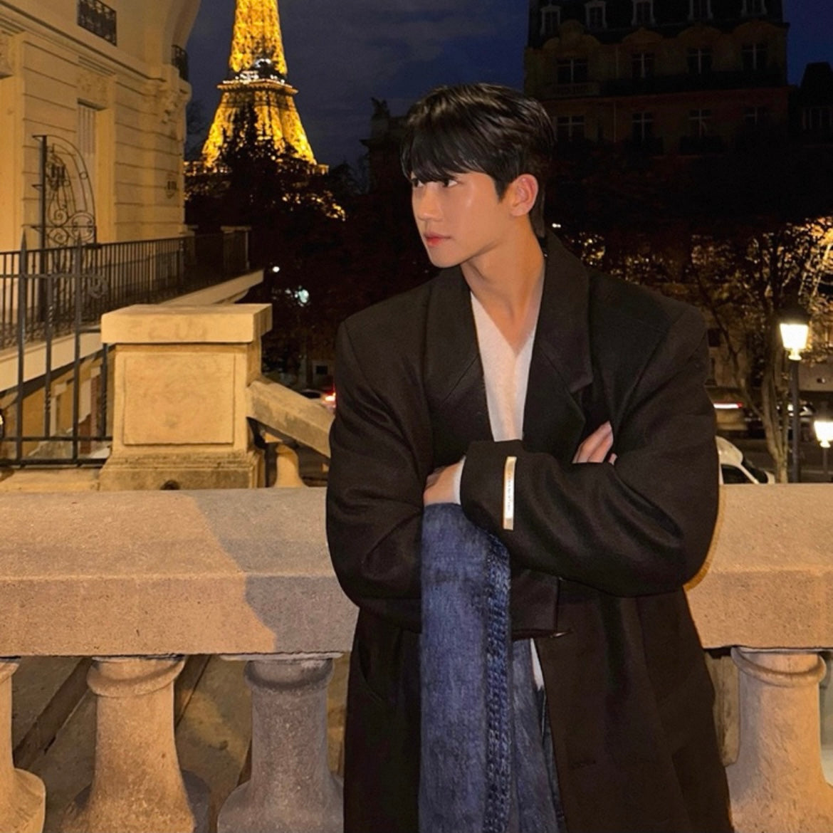 Men's Warm Wool Trench Coat