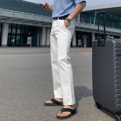 Korean Style White Jeans