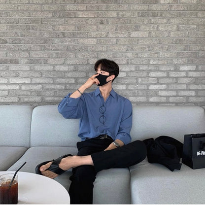 Casual Solid Color Shirt