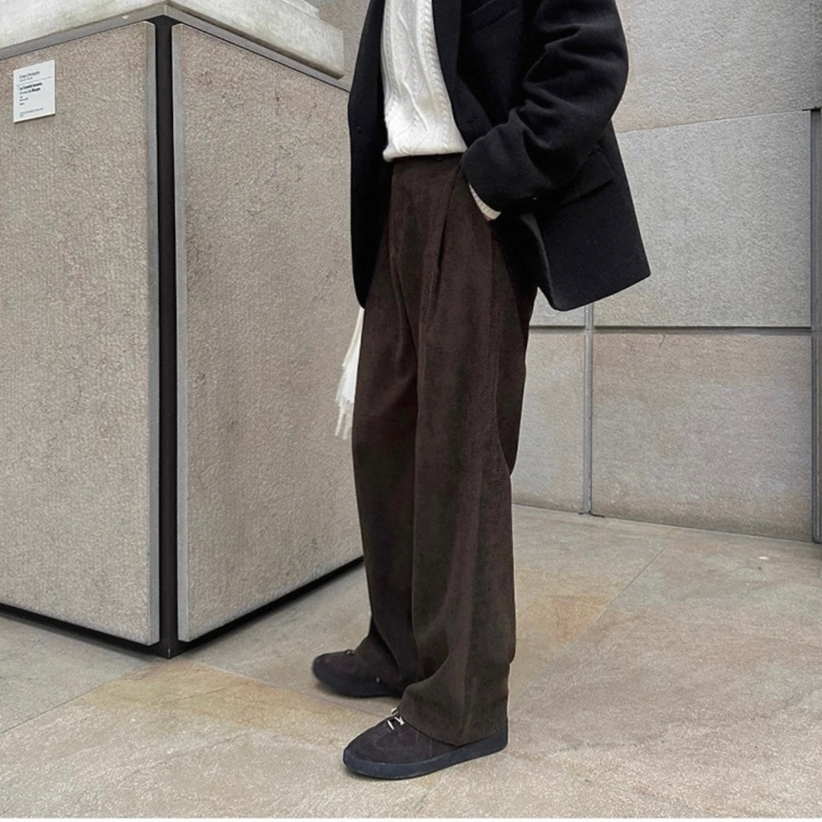Casual Thick Suit Pants
