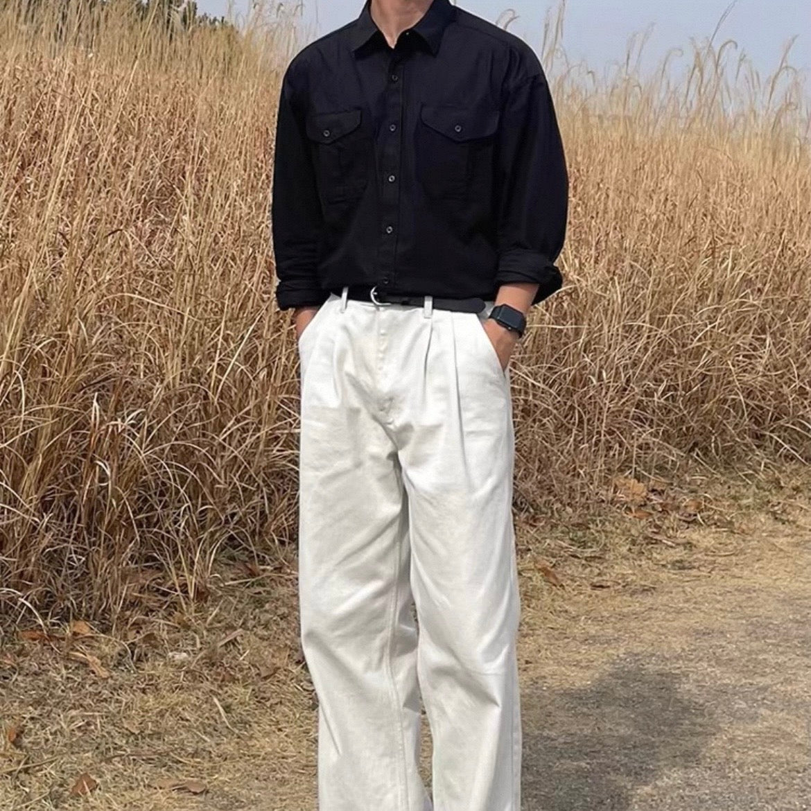 Korean-Style Casual Shirt