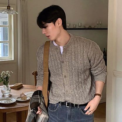 Casual Knit Sweater Coat