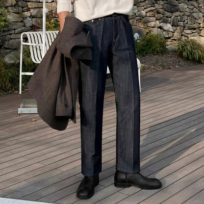 Retro Loose Straight Jeans