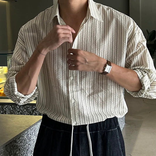 Casual Loose Striped Shirt