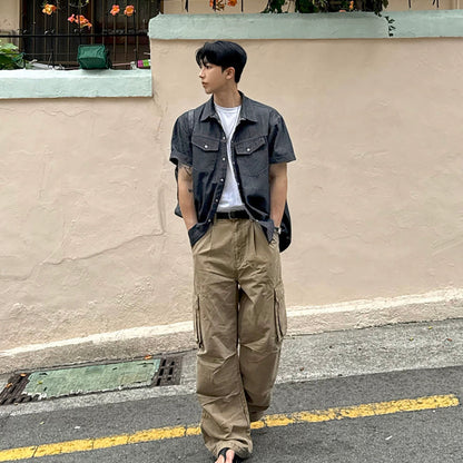Korean Stylish Denim Shirt