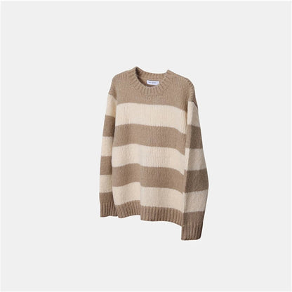 -Kr-Wide Stripe Knit