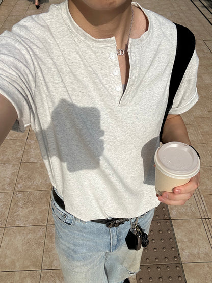 Summer Basic Round Neck Tee