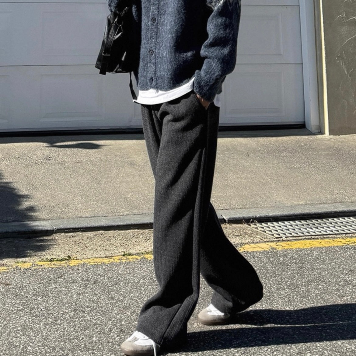Winter Wide-Legged Casual Pants