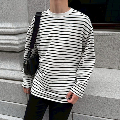Casual Striped Long Sleeve T-Shirt