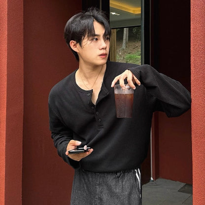 Waffle Long Sleeve T-Shirt