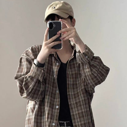 Retro Tie-Dye Long Sleeve Shirt