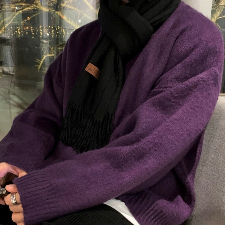 Korean Casual Mohair Sweater