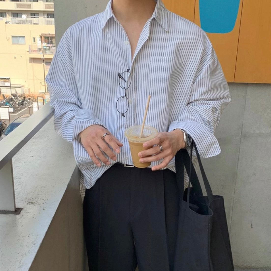 Korean Trend Striped Shirts
