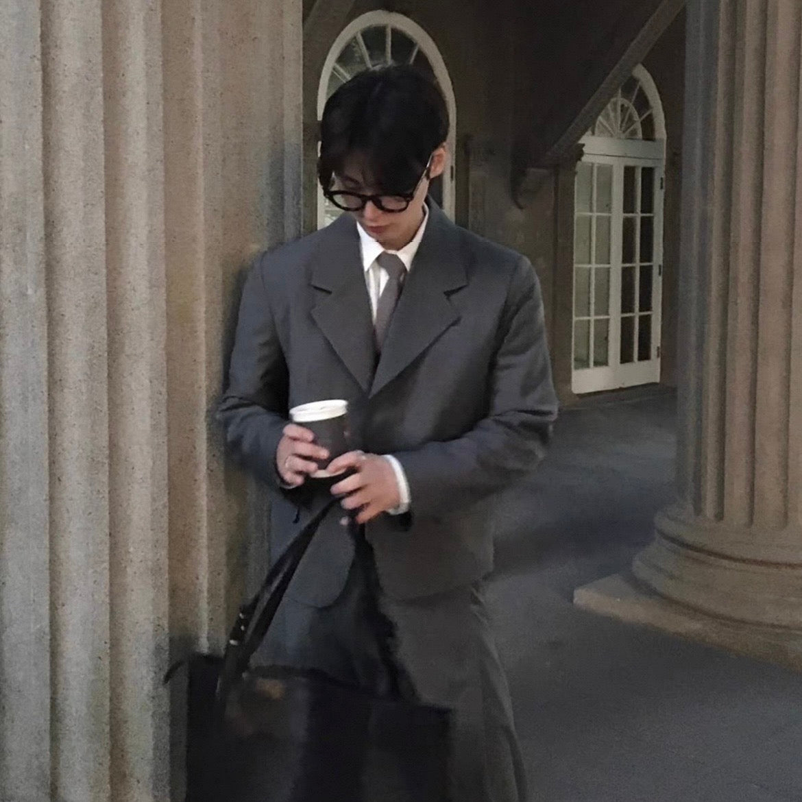 Casual Gray Suit Setup