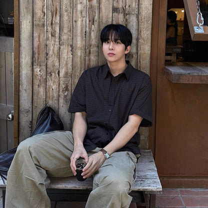 Korean Style Short-Sleeve Shirt