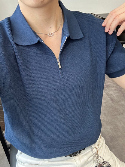 Breezy Knit Short-Sleeve Shirt