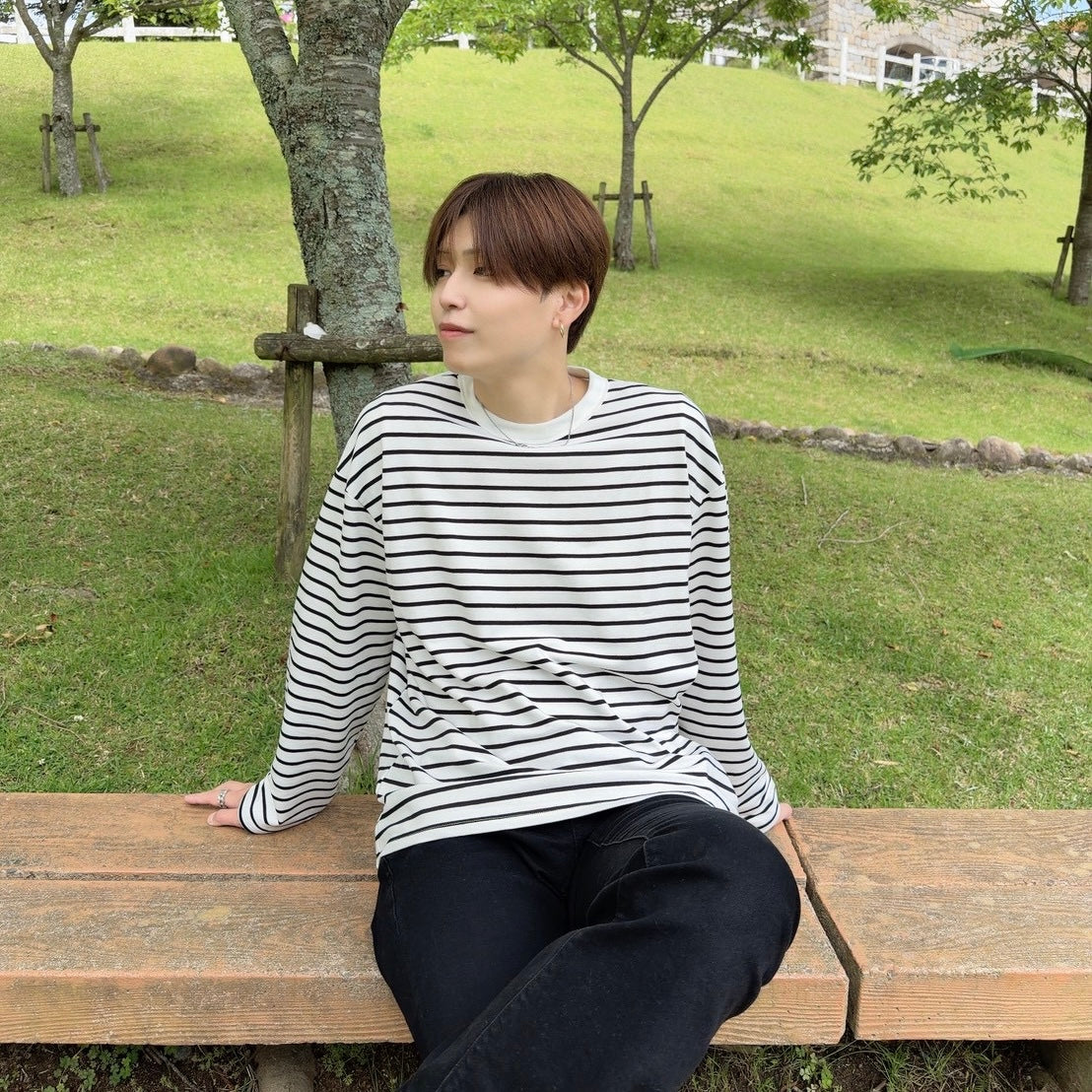 Casual Striped Long Sleeve T-Shirt