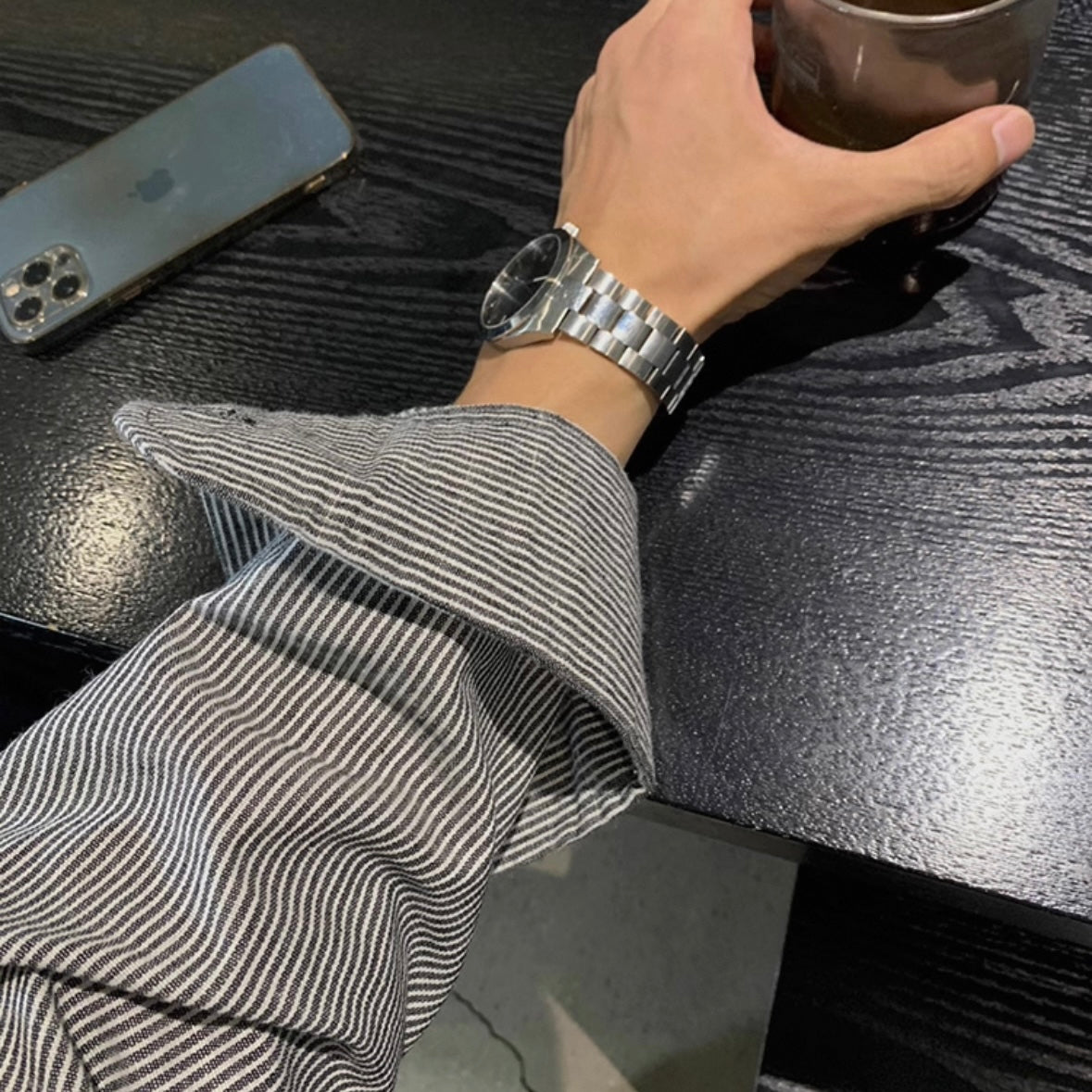 Men's Handsome Stripe Casual Shirt