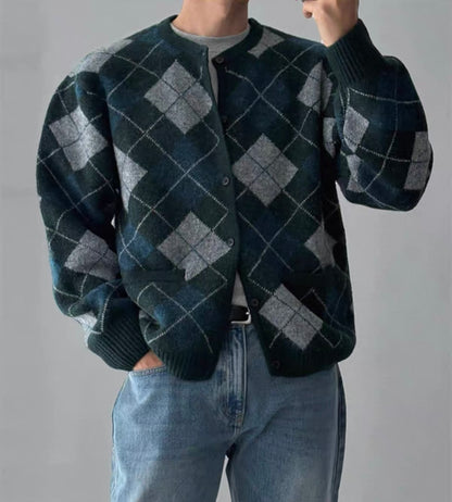 Nordic Mohair Knit Cardigan