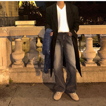 Men's Warm Wool Trench Coat