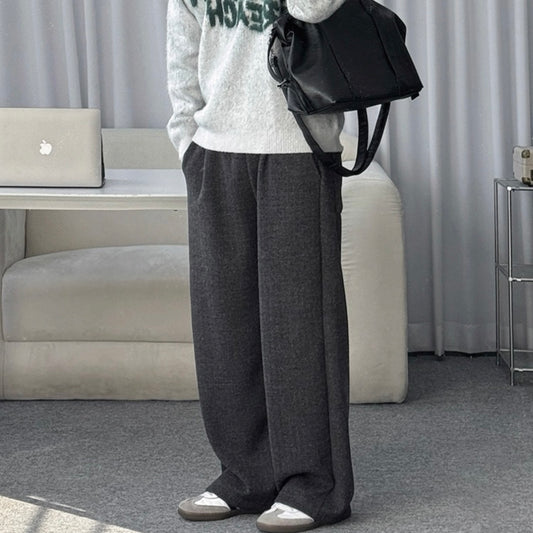 Winter Wide-Legged Casual Pants