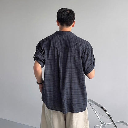 Muted Check Relaxed Shirt