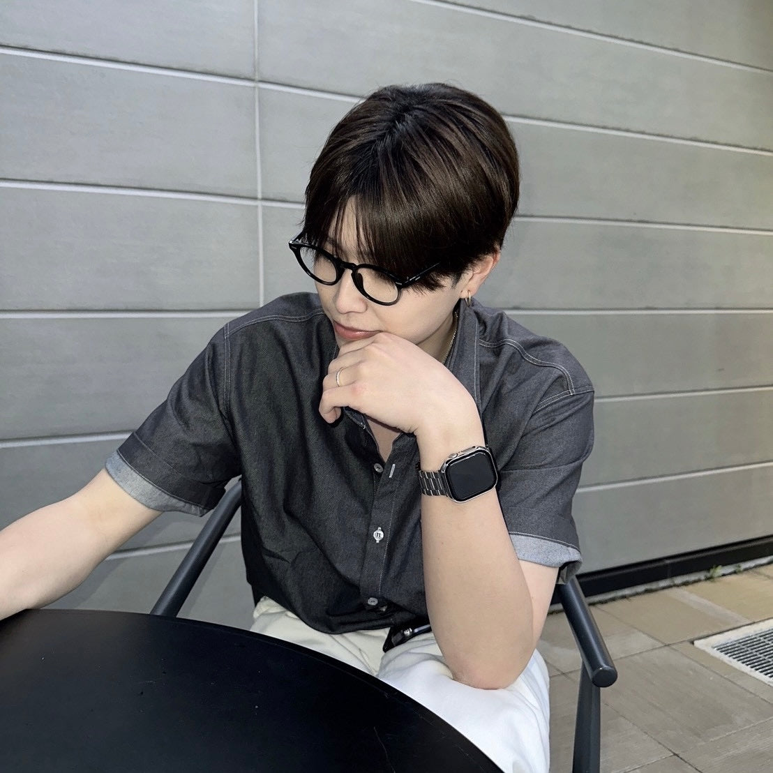 Korean Stylish Casual Denim Shirt