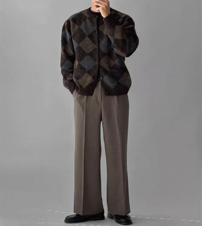 Nordic Mohair Knit Cardigan