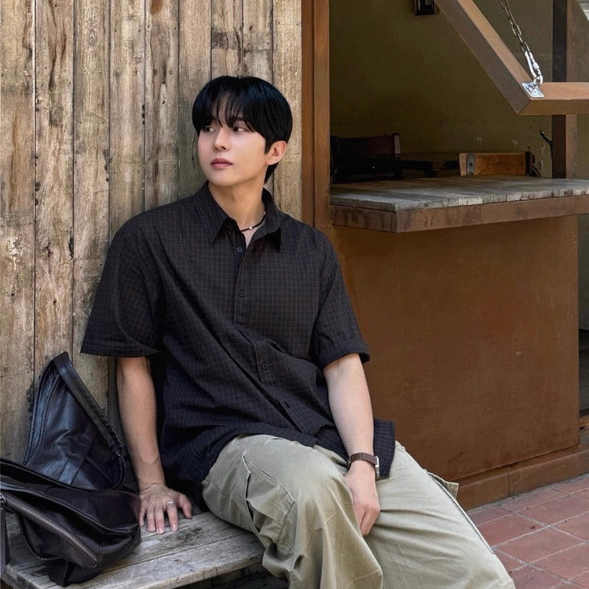 Korean Style Short-Sleeve Shirt