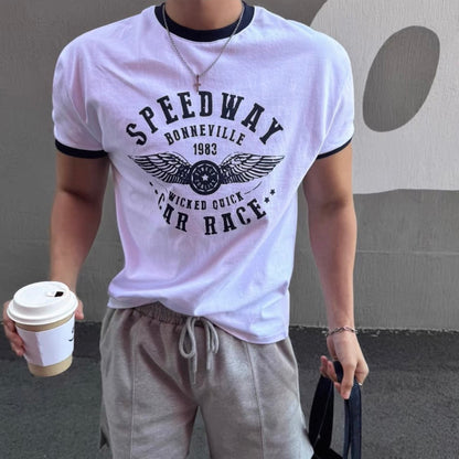 Retro Color Block T-Shirt