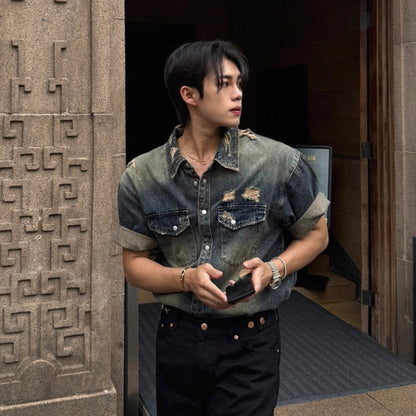 Casual Loose Denim Shirt