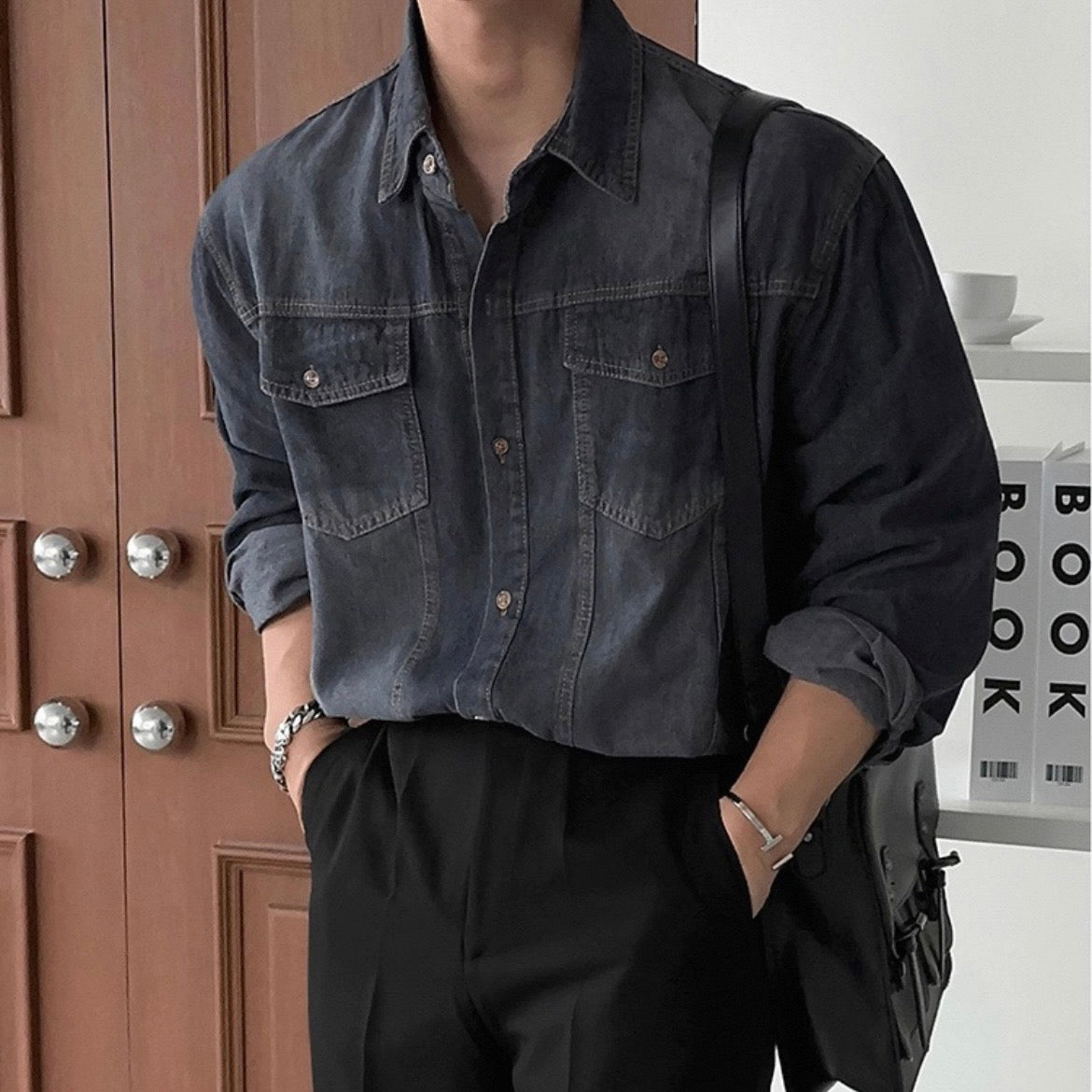 Casual Denim Shirt Jacket