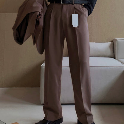 Casual Solid Color Jacket Setup