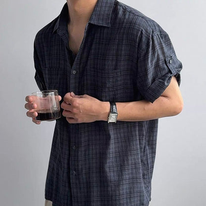 Muted Check Relaxed Shirt