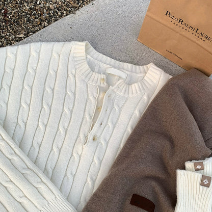 Classic Twisted Knit Sweater