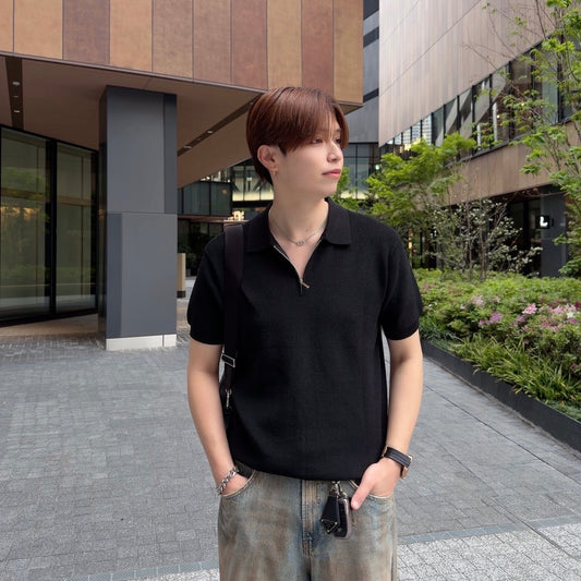 Breezy Knit Short-Sleeve Shirt