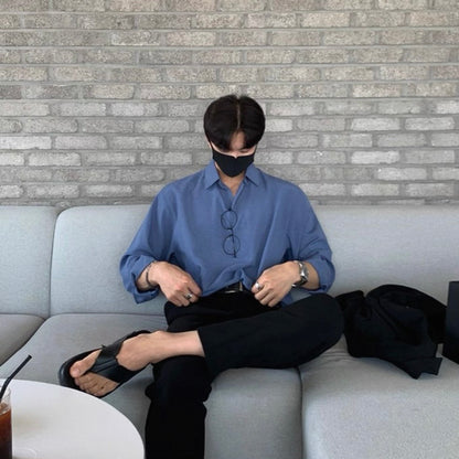 Casual Solid Color Shirt