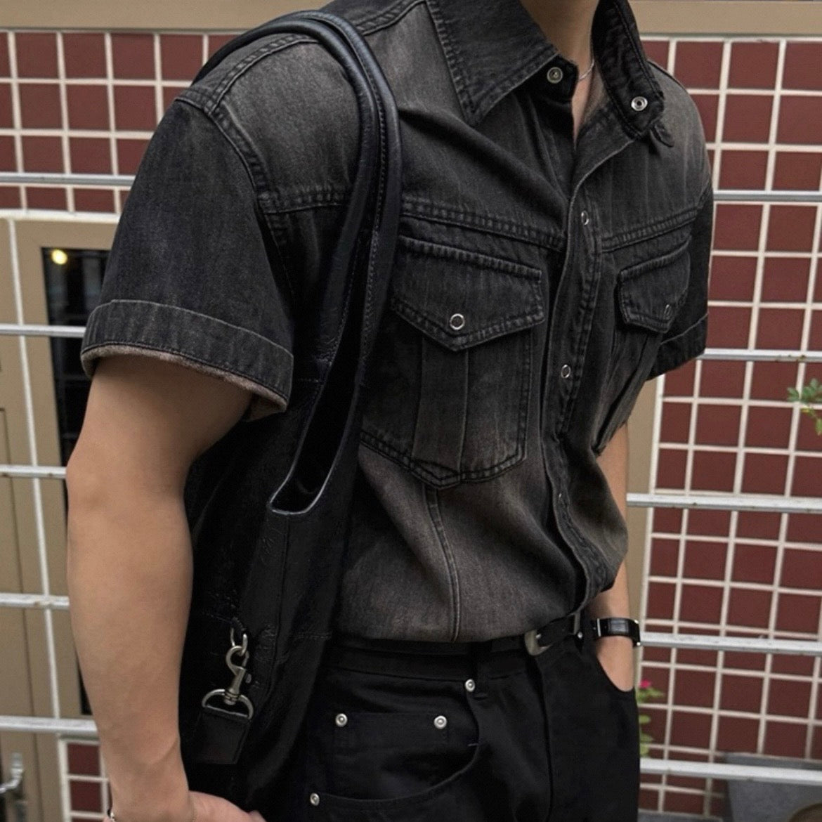 Korean Style Denim Shirt