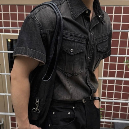 Korean Style Denim Shirt