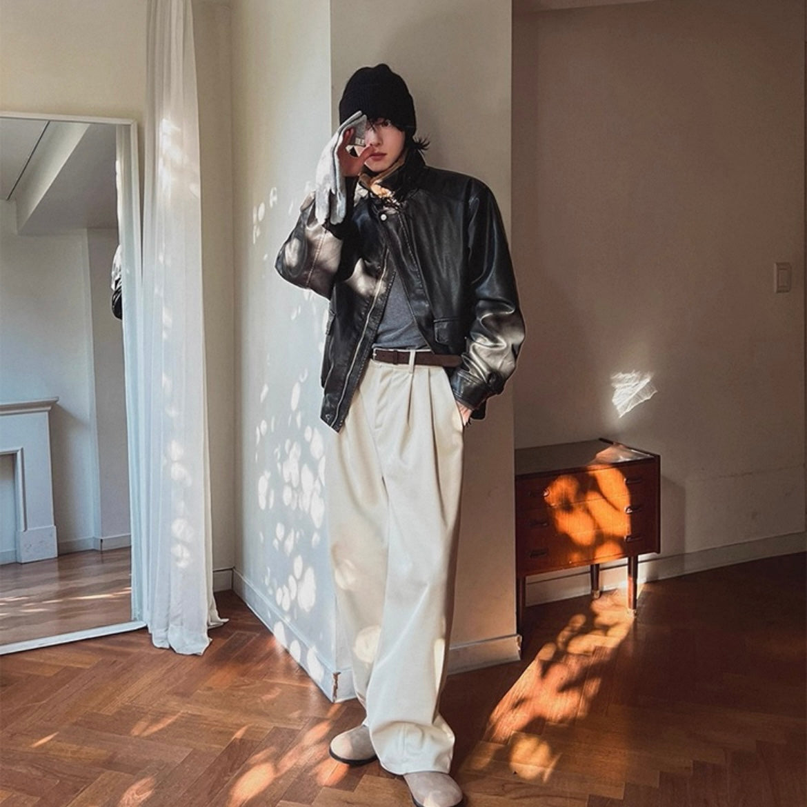 Winter Wide-Legged Commuter Pants