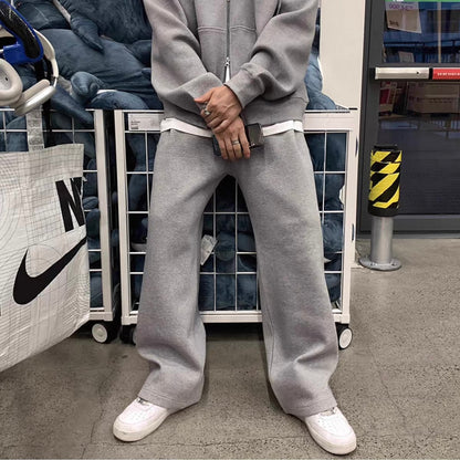 Casual Hooded Cardigan Setup