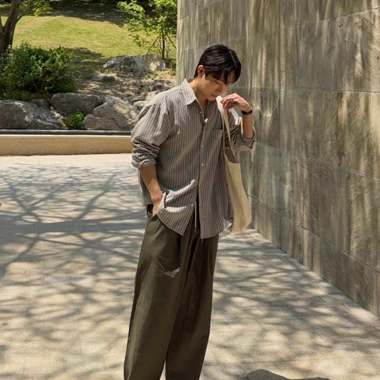 Noel Stripe Oversized Shirt