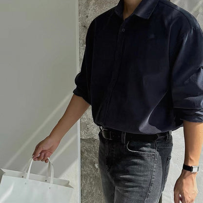 Silky Drape Relaxed Shirt
